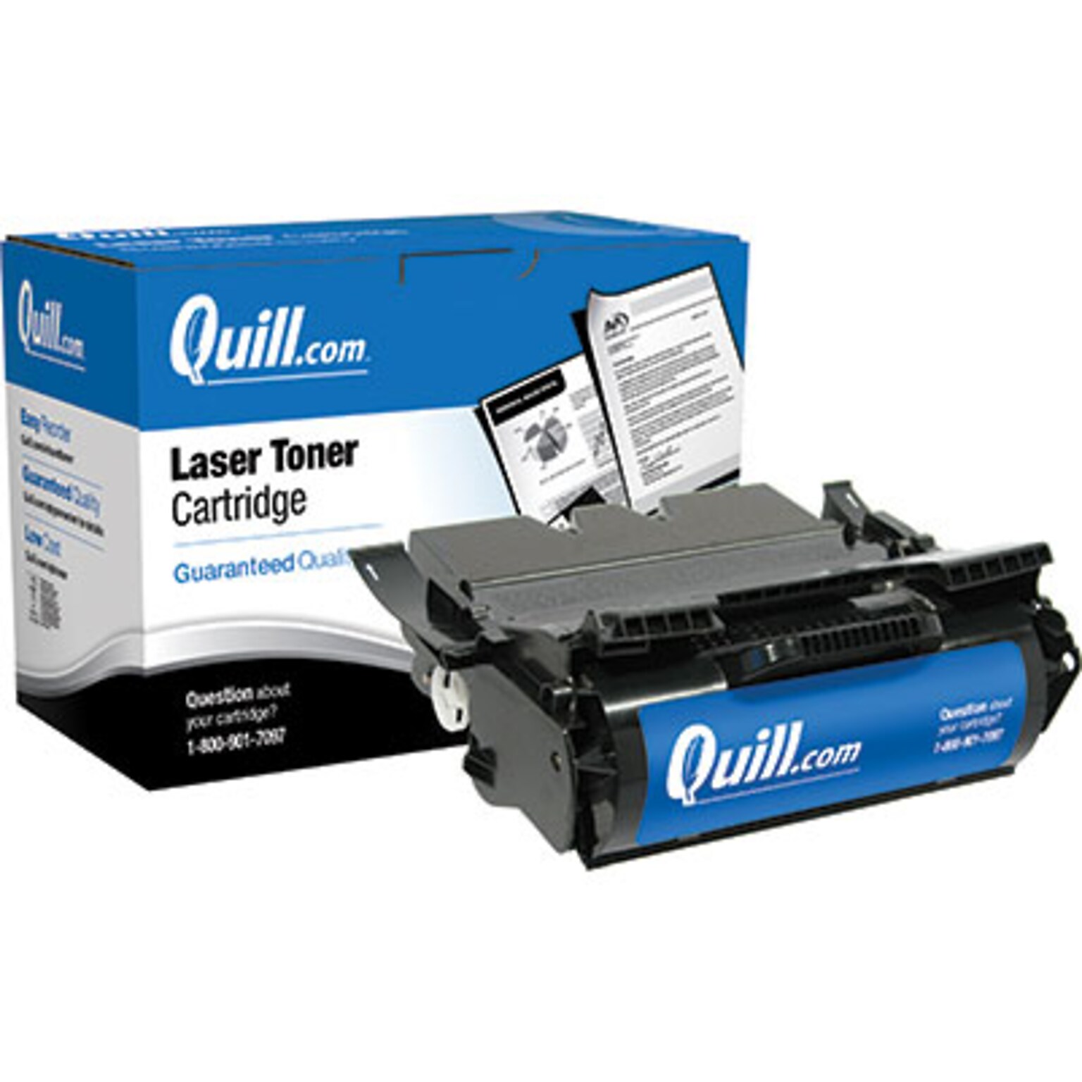Quill Brand Remanufactured Laser Toner Cartridge for Lexmark™ T644 High Yield Black (100% Satisfaction Guaranteed)