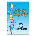 Medical Arts Press® Chiropractic Standard 4x6 Postcards; Line of Balloons