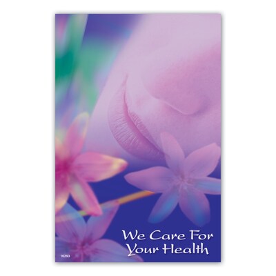Medical Arts Press® Medical Standard 4x6 Postcards; Floral Health