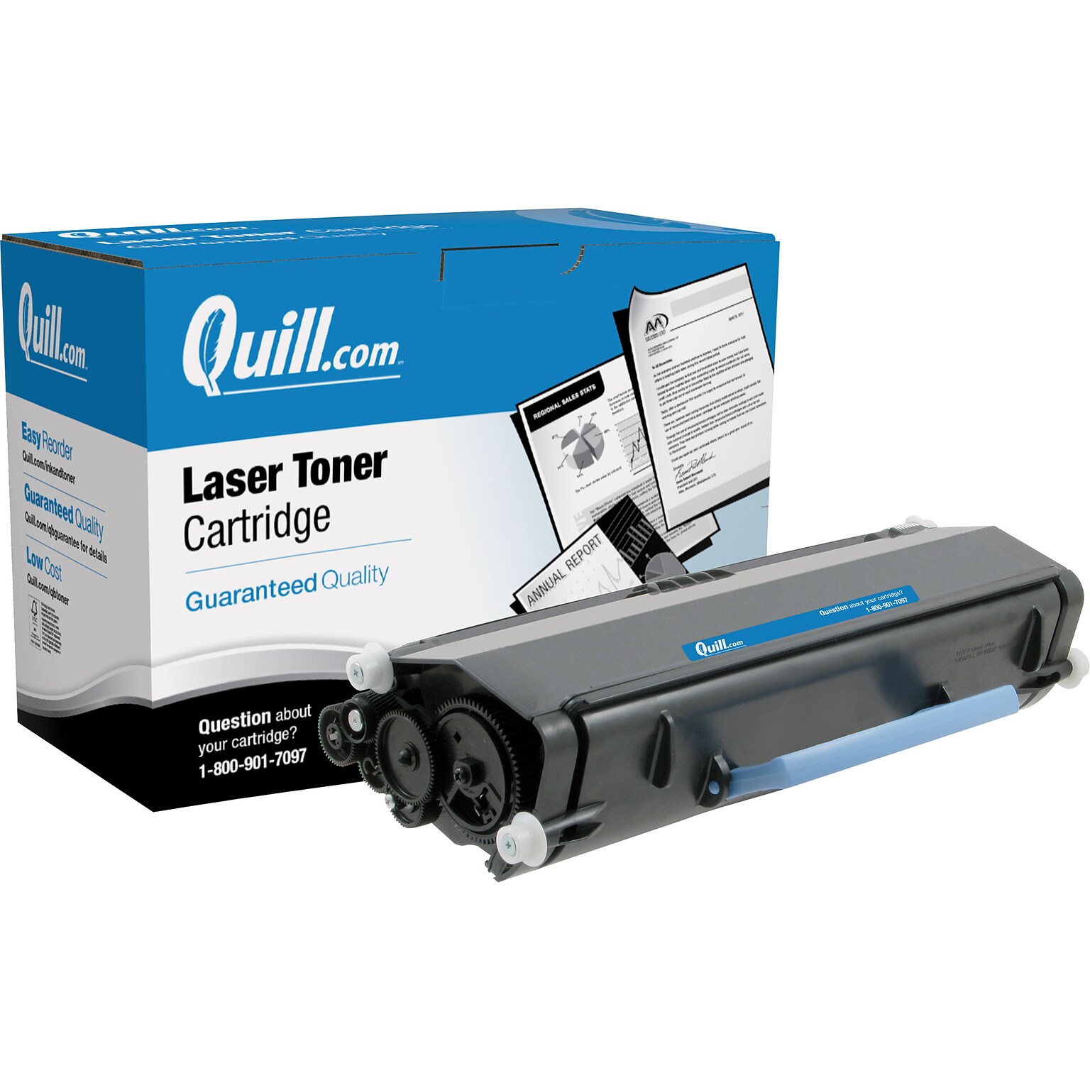 Quill Brand Remanufactured Laser Toner Cartridge Compatible with Dell™ 3330 High Yield Black (100% Satisfaction Guaranteed)