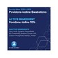 Dynarex 10% Povidone-Iodine Antiseptic Swab Sticks, 50/Pack, 5 Packs/Case (1201)