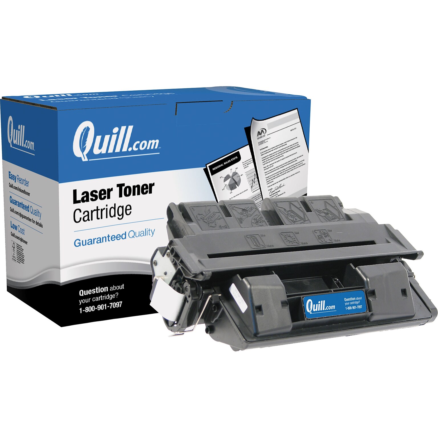 Quill Brand Remanufactured Fax Cartridge for Canon® Laser Class 3170 3175 Series (FX-6) (100% Satisfaction Guaranteed)