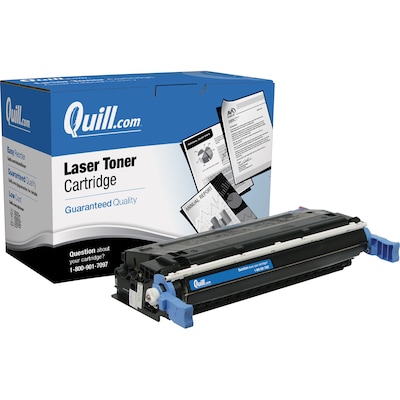 Quill Brand Remanufactured HP 641A (C9720A) Black LaserJet Toner Cartridge (100% Satisfaction Guaran