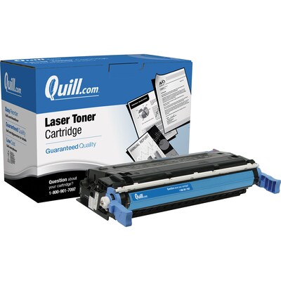 Quill Brand Remanufactured HP 641A (C9721A) Cyan Laser Toner Cartridge (100% Satisfaction Guaranteed