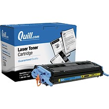 Quill Brand Remanufactured HP 124A (Q6002A) Yellow Laser Toner Cartridge (100% Satisfaction Guarante