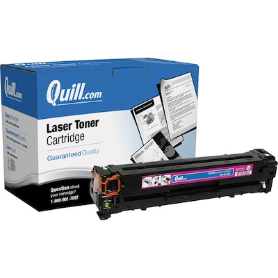 Quill Brand® Remanufactured Magenta Standard Yield Toner Cartridge Replacement for HP 125A (CB542A)