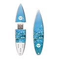 EP Memory® Surfboard Flash Drive; 16GB, Roxy Blue Aqua