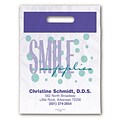 Medical Arts Press® Dental Personalized Large 2-Color Supply Bags; Polka Dot, Smile Supplies