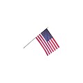 Annin & Co. U.S. Classroom Flag, 12 x 18 with Staff (ANN042800)