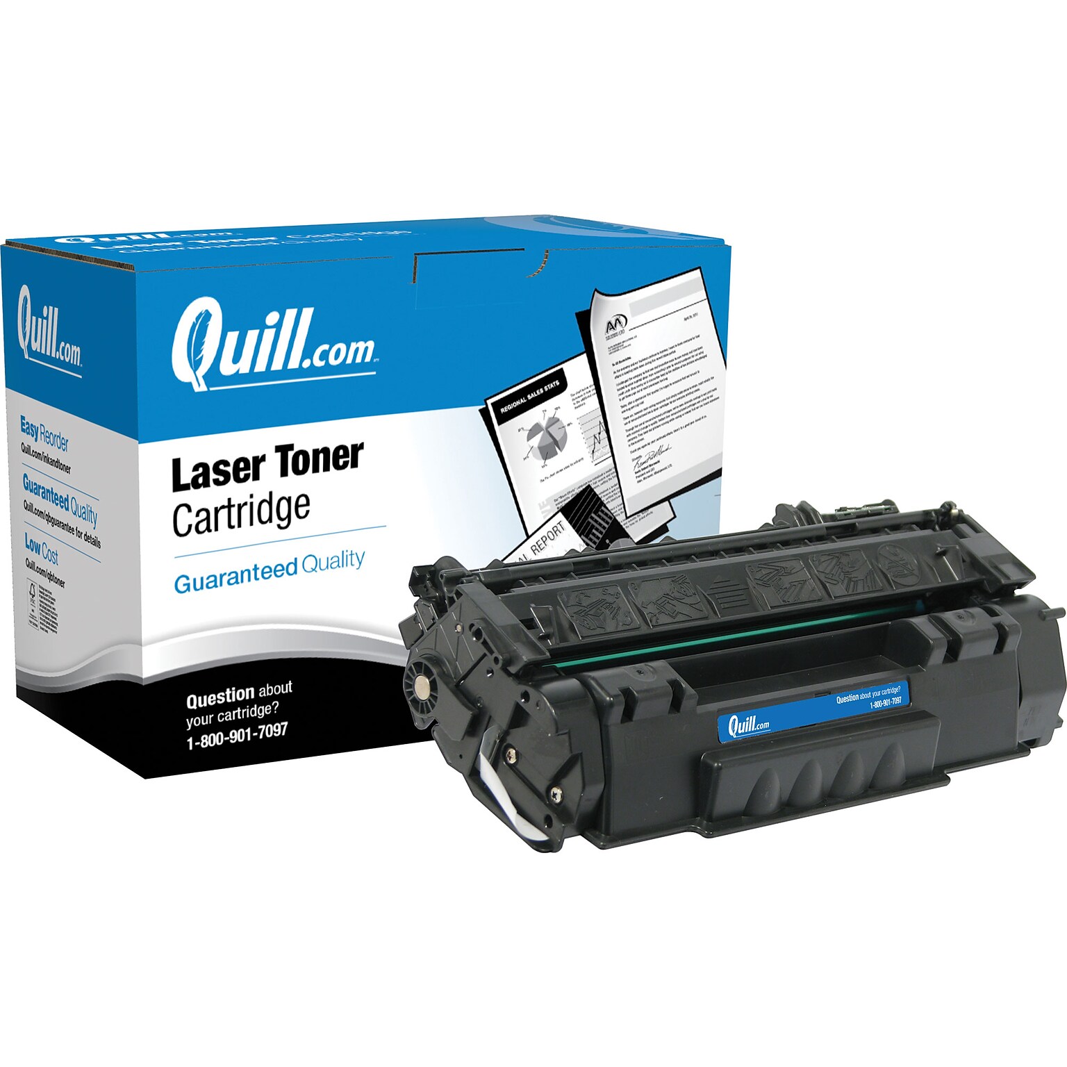 Quill Brand Remanufactured HP 49X (Q5949X) Black Extra High Yield Laser Toner Cartridge (100% Satisfaction Guaranteed)
