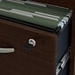 Bush Business Furniture Westfield 2-Drawer Mobile Vertical File Cabinet, Letter/Legal Size, Lockable, Mocha Cherry (WC12952SU)