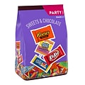 JOLLY RANCHER, KIT KAT and REESES Assorted Flavored Snack Size, Candy Party Pack, 34.19 oz (HEC9394