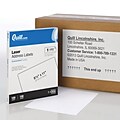 Quill Brand® Laser Address Labels, 8-1/2 x 11, White, 100 Labels (Comparable to Avery 5165)