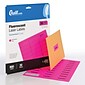 Quill Brand® Laser Address Labels, 1" x 2-5/8", Neon Pink, 900 Labels (Comparable to Avery 5970)