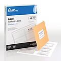 Quill Brand® Inkjet Address Labels, 2 x 4, White, 2,500 Labels (Comparable to Avery 8463)