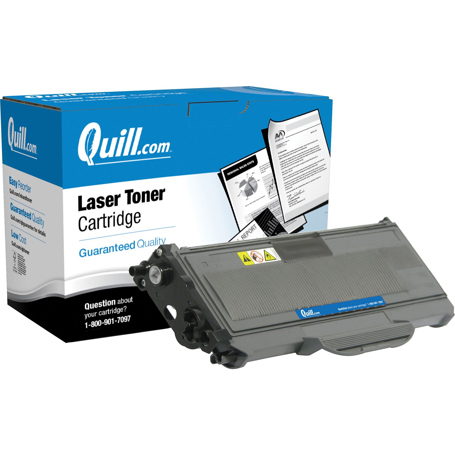 Quill Brand Remanufactured Brother® TN360 High Yield Black Toner Cartridge (100% Satisfaction Guaranteed)