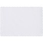 Hoffmaster® Placemats; Scalloped Edge, White, 9-1/2W x 13-1/2"L, 1000/Pack