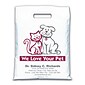 Medical Arts Press® Veterinary Personalized Large 2-Color Supply Bags; 9 x 13", Cat/Dog, We Love Your Pet, 100 Bags, (53278)