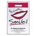 Medical Arts Press® Dental Personalized 2-Color Supply Bags; 9x12, Say it with a Smile