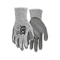 MCR Safety Cut Pro Hypermax Fiber/Polyurethane Work Gloves, XS, A3 Cut Level, Salt-and-Pepper/Gray, Dozen (92752XS)