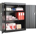 Alera® Steel Storage Cabinet; Assembled, 42Hx36Wx18D, Black