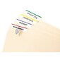 Avery Laser/Inkjet File Folder Labels, 2/3" x 3 7/16", Assorted Colors, 252 Labels Per Pack (5215)