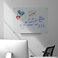 TRU RED™ Tempered Glass Dry Erase Board, Frosted, 4' x 3' (TR61199)