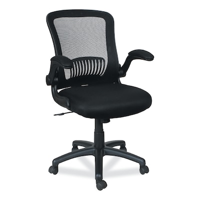 Alera® EB-E Series Height Adjustable Arm Mesh Swivel Computer and Desk Chair, Black (ALEEBE4217)