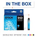 Epson T252 Cyan Standard Yield Ink Cartridge