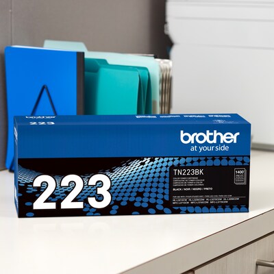 Brother TN-223 Black Standard Yield Toner Cartridge, Print Up to 1,400 Pages   (TN223BK)
