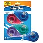 BIC Wite-Out Correction Tape, White, 4/Pack (50589)