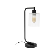 Lalia Home Studio Loft Incandescent Desk Lamp, 18.8, Matte Black (LHD-2002-BK)