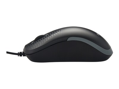 Verbatim Silent Corded Optical USB Mouse, Black (VTM99790)
