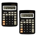 Better Office Products Desktop Calculator, 8-Digit LCD Display, Dual Power w/ Included Button Batter