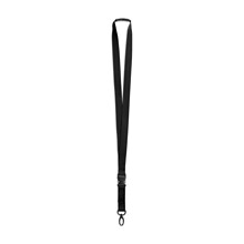 Staples Breakaway Lanyard with Swivel Hook, 23 Length, Nylon, Black (51921)