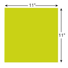 Post-it Notes, 11 x 11, Green, 30 Sheet/Pad (BN11G)