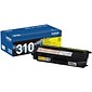 Brother TN-310 Yellow Standard Yield Toner Cartridge, Print Up to 1,500 Pages (TN310Y)