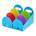 hand2mind Junior 7-Compartment Plastic Desk Organizer, Multicolor (94496)
