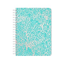 2024 Plato Seaside Currents 6 x 7.75 Academic & Calendar Weekly Planner, Paperboard Cover, Blue/Pi