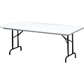 Correll® 30D x 60L Heavy Duty Plastic Folding Table; Gray Granite Top