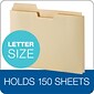 Globe-Weis Expanding File Folder Pocket, Letter Size, 3/4" Expansion, 150 Sheet Capacity, 10/Pack (FP153L10)