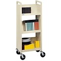 Bretford® Single-Sided Book Trucks; 3-Shelf, Narrow Width, Grey