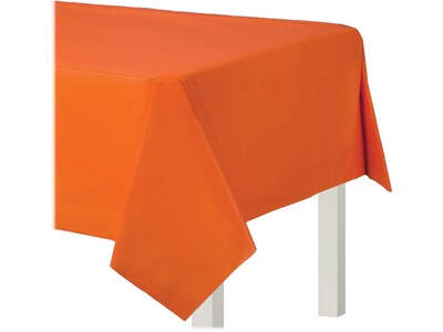 Amscan Party Table Cover, Orange Peel, 2/Pack (579592.05)