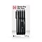 TRU RED™ Retractable Quick Dry Gel Pen, Extra Fine Point, 0.38mm, Black, 5/Pack (TR56951)