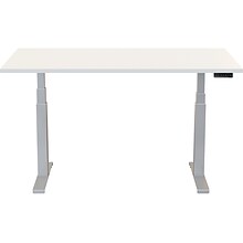 Fellowes Cambio 48W Electric Adjustable Standing Desk, White (9788002WHT)