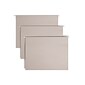 Smead Heavy Duty TUFF Hanging File Folders with Easy Slide Tab, 1/3 Cut, Letter Size, Steel Gray, 18/Box (64092)