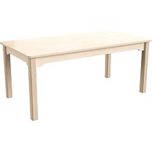 Flash Furniture Bright Beginnings Hercules Rectangular Table, 47.25 x 23.5, Beech (MK-ME088011-GG)
