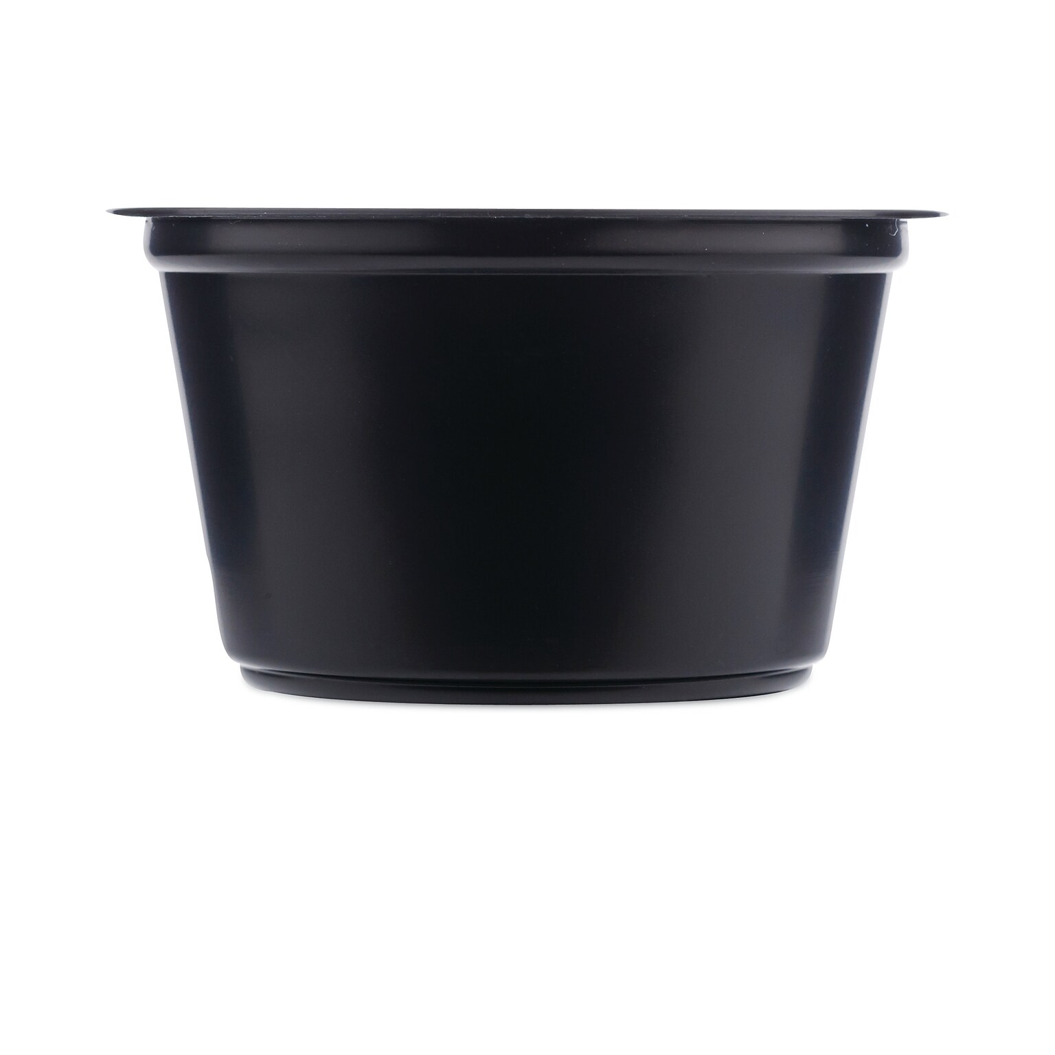 SupplyCaddy Portion Cups, 2 oz., Black, 2,500/Carton (SYD00402C)