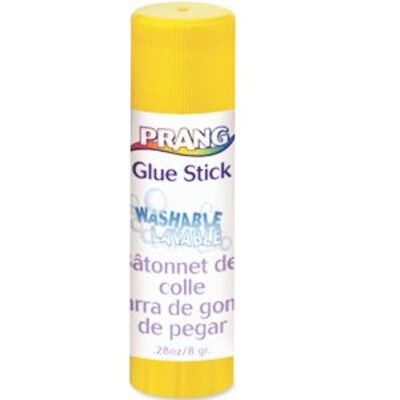 Prang Washable Glue Sticks, 0.28 oz., White (DIX15083)