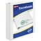 Avery TouchGuard Protection Heavy Duty 1 1/2 3-Ring View Binders, Slant Ring, White (17142)